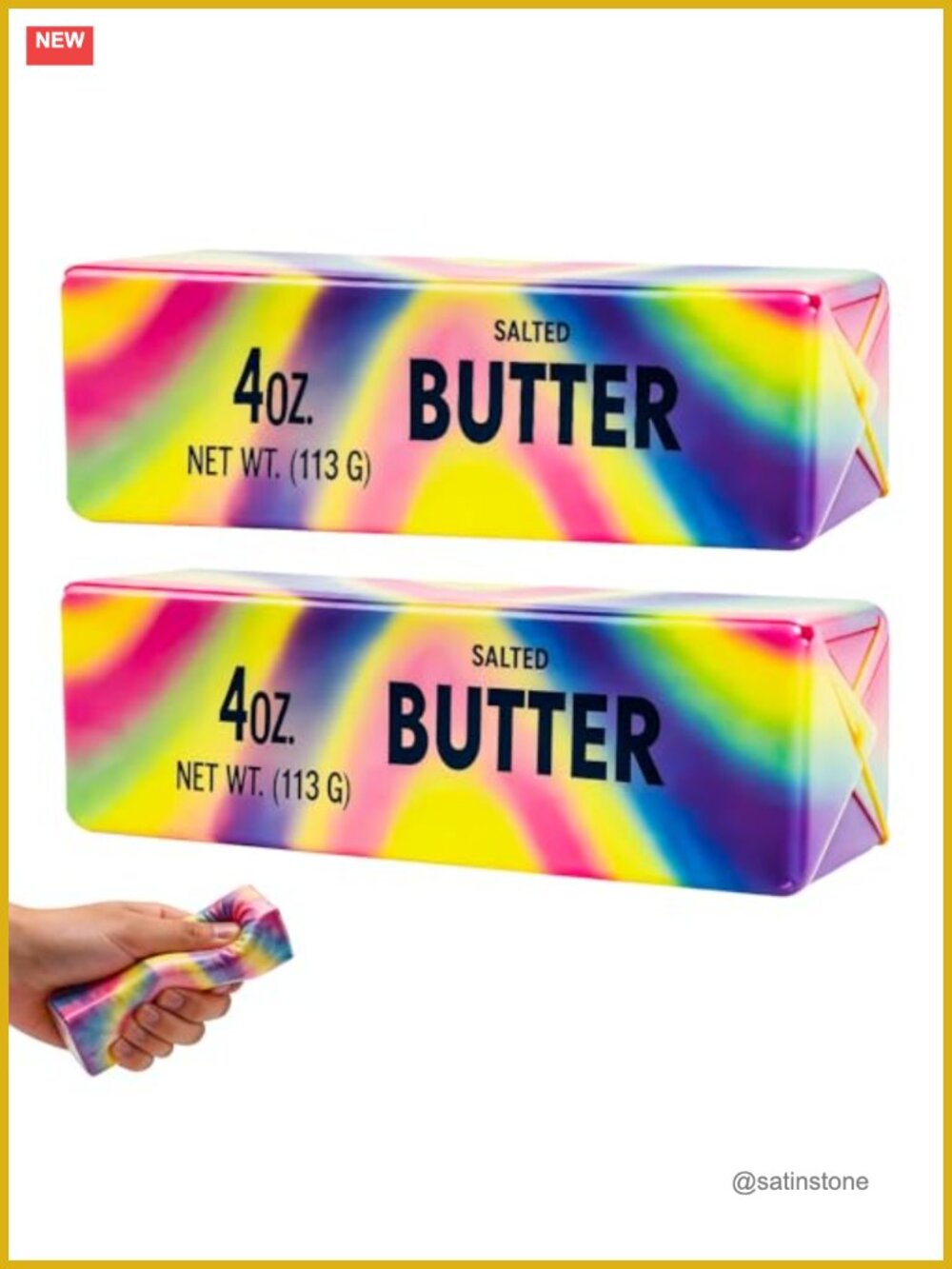 Slow Rising Squeeze Toy Butter Stress Relief Fidget Sensory Anxiety Toys Set of